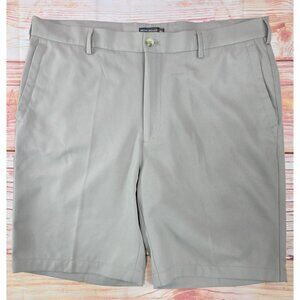 Peter Millar Crown Sport Mens Khaki Golf Shorts Size 35